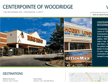 Tablet Screenshot of centerpointofwoodridge.com